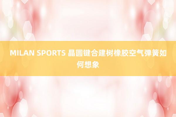 MILAN SPORTS 晶圆键合建树橡胶空气弹簧如何想象